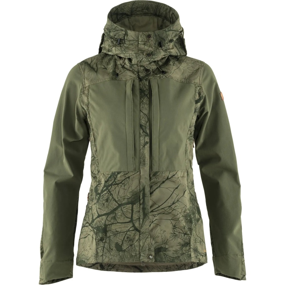 Chaqueta Keb W Fjällräven Verde Moda Camo-verde Laurel
