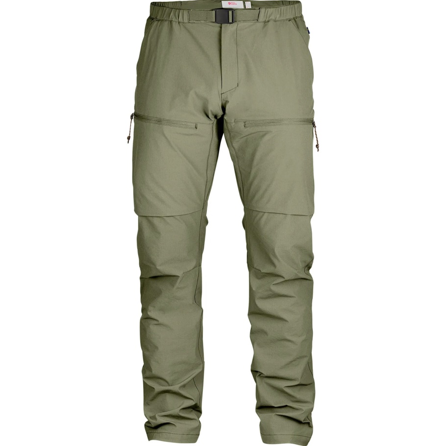 Verde Fjällräven Moda Alta Costa Caminata Pantalones M Largo