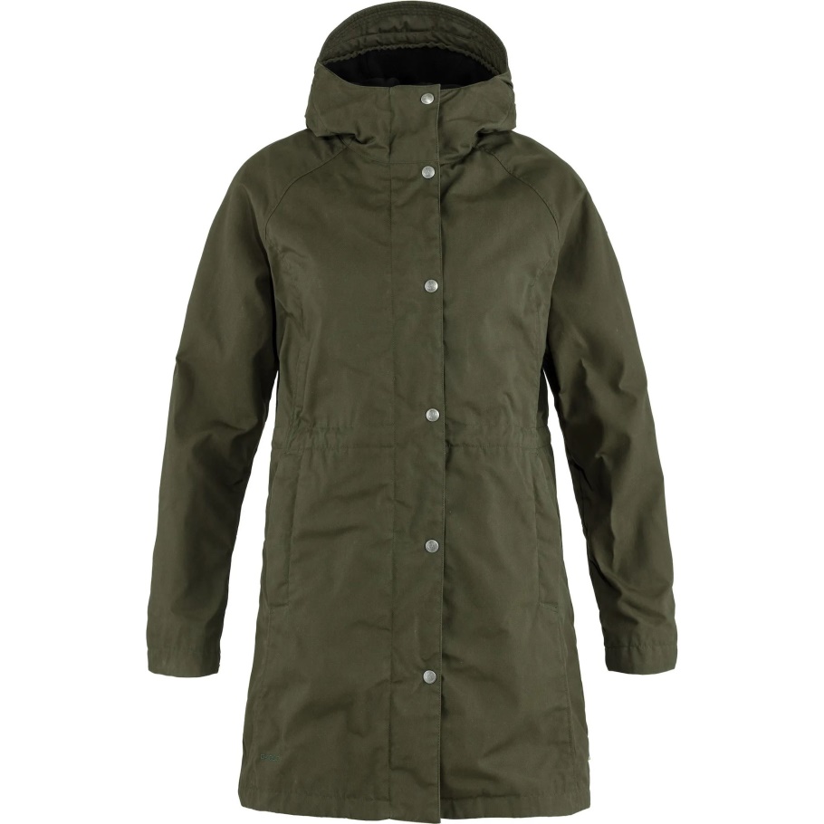 Fjällräven Moda Karla Hydric Chaqueta Con Bosque Profundo