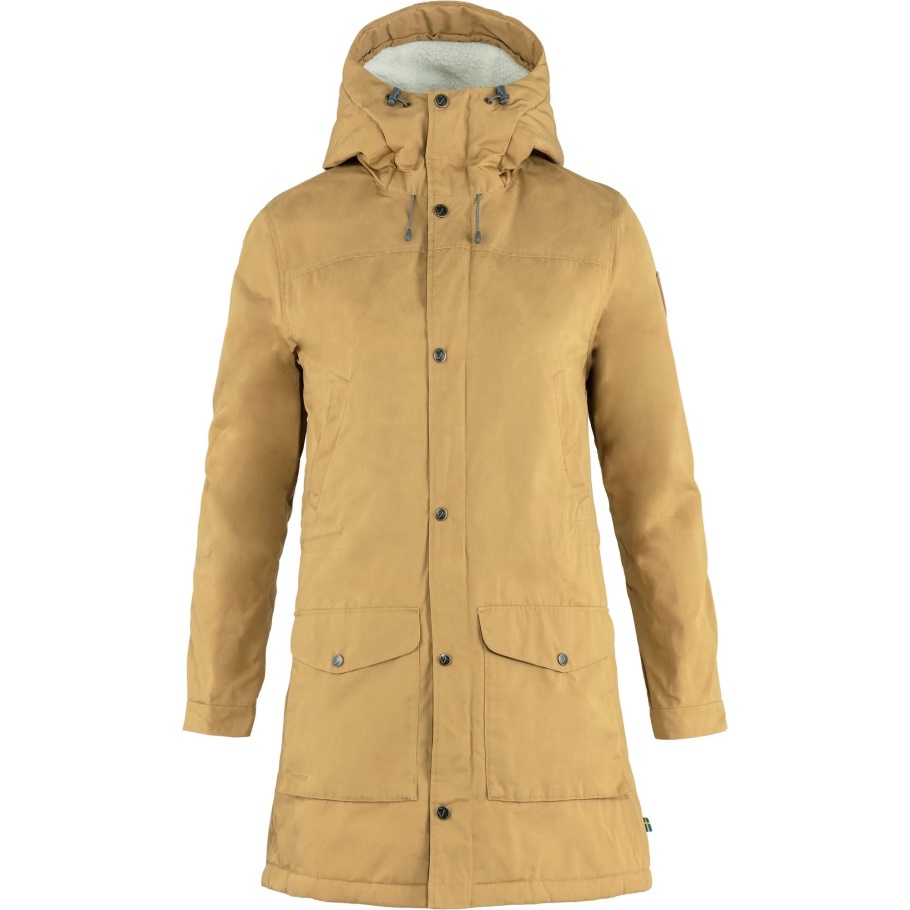 Fjällräven Parka De Invierno De Groenlandia Marrón Trigo Sarraceno Con