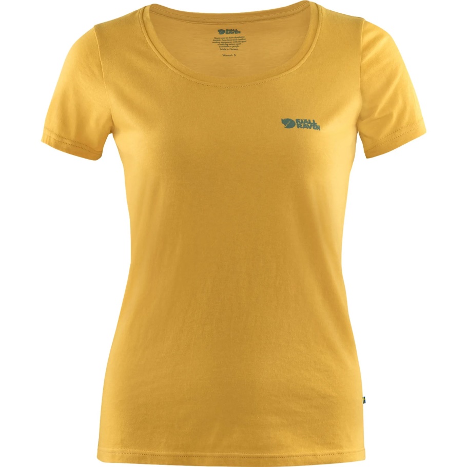 Fjällräven Fashion Logo Camiseta W Ocre