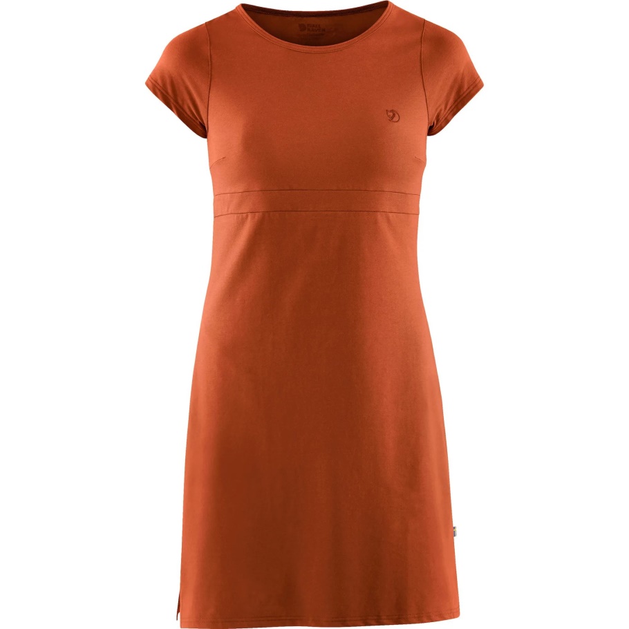 Vestido Rojo De La Costa Alta De Rowan Con Moda Fjällräven