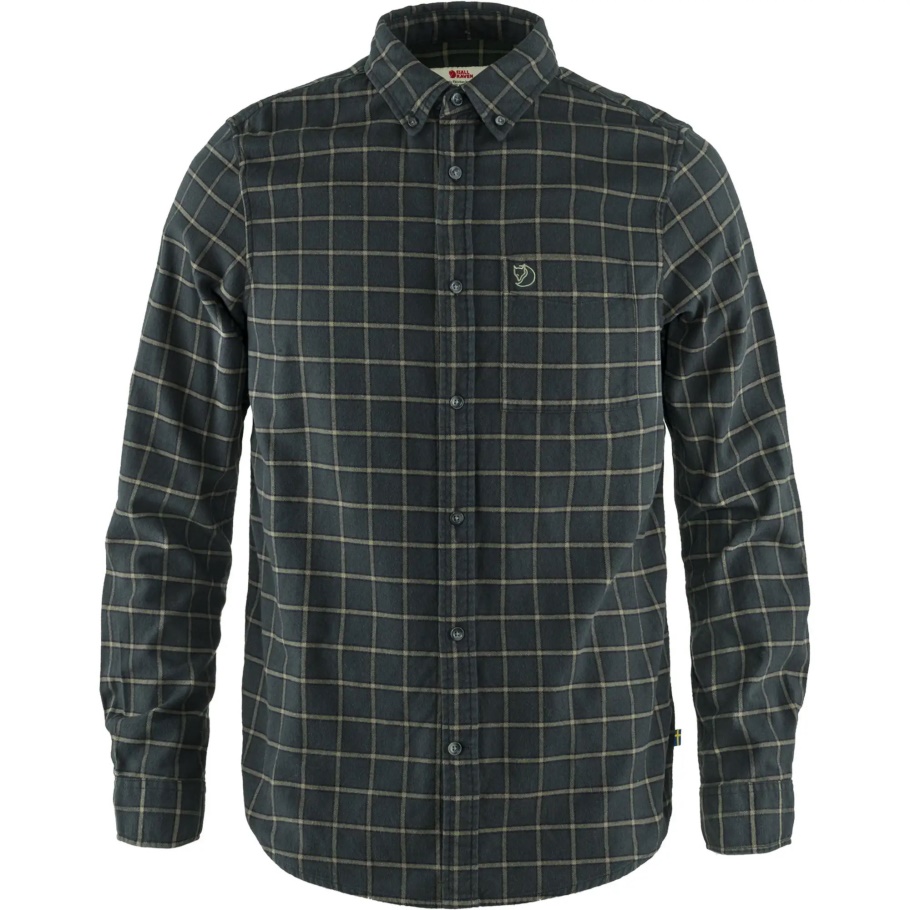 Camisa De Franela Gris Oscuro Fjällräven Fashion Övik M