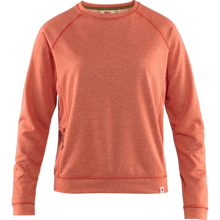 High Coast Lite Sweater W Fjällräven Moda Rojo Serbal