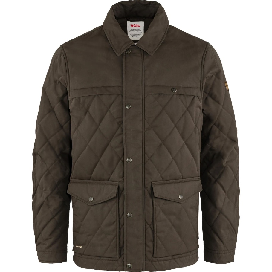 Cazadora Acolchada De Lana Övik De Fjällräven De Moda Verde Oliva Oscuro M