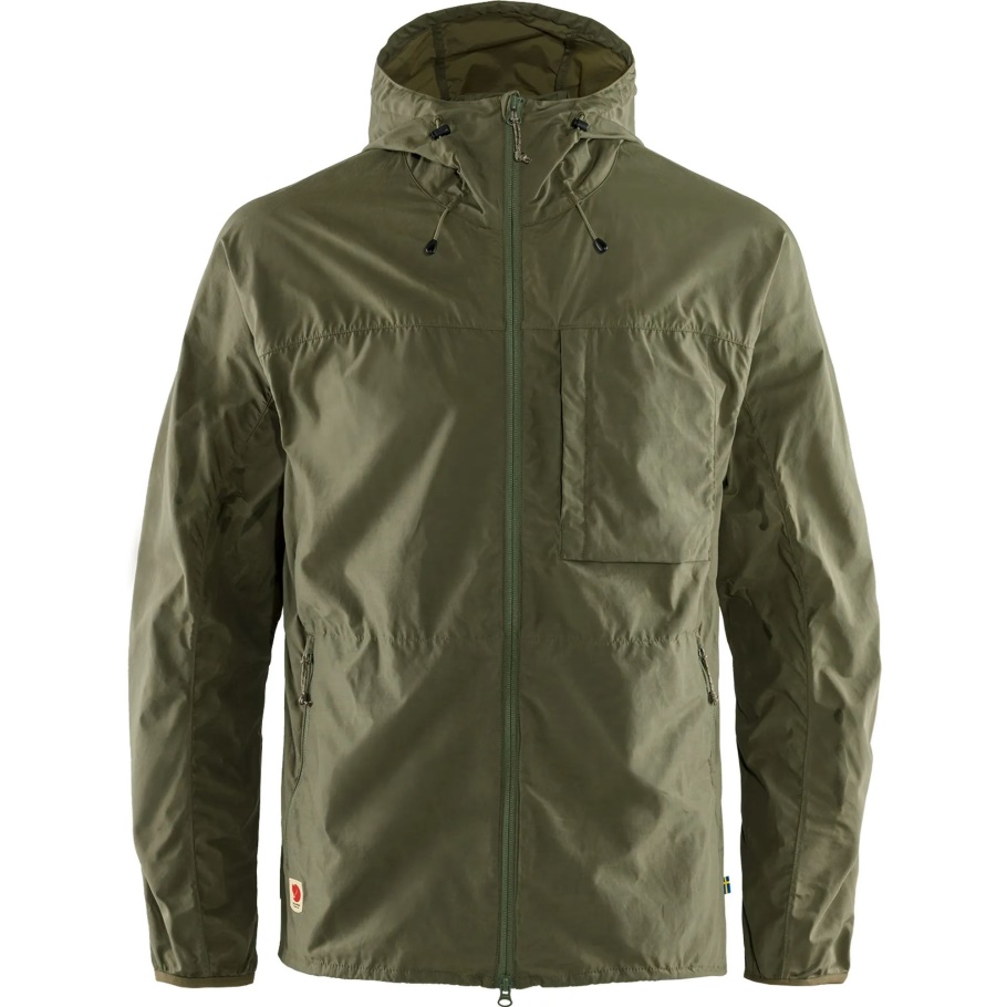 Chaqueta Cortavientos Fjällräven Fashion Green High Coast M