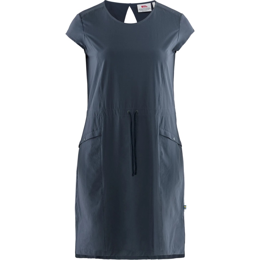 Vestido High Coast Lite W Navy Fjällräven Moda