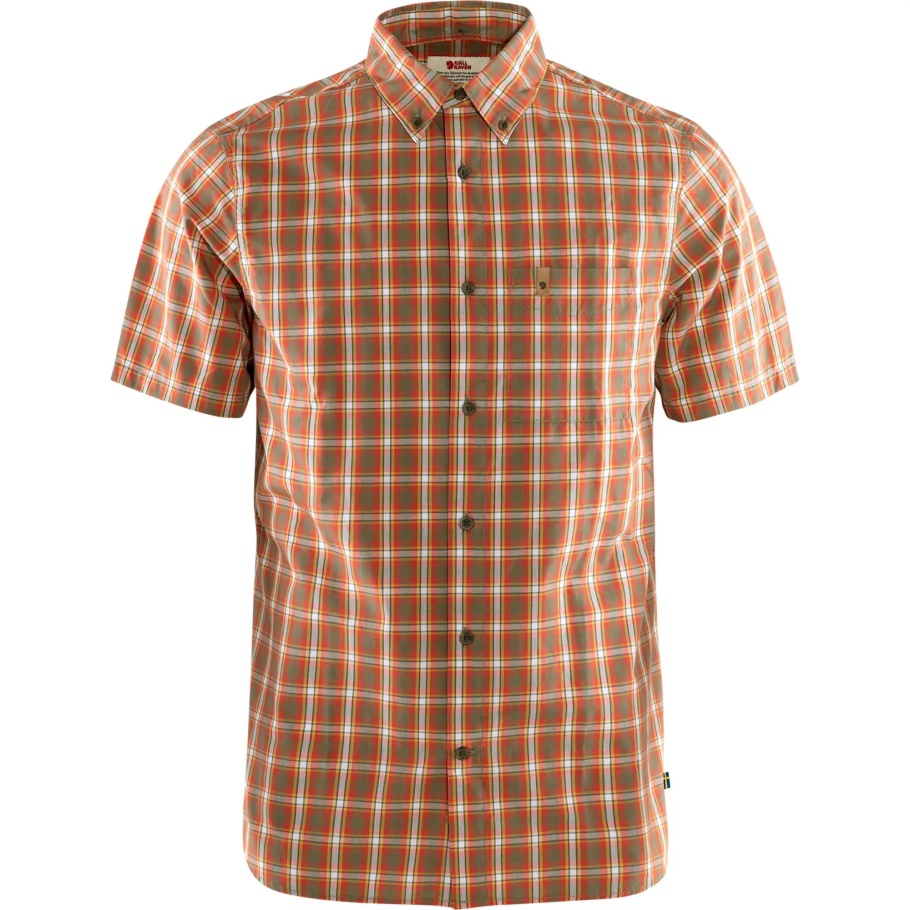 Verde Oliva Claro Fjällräven Fashion Övik Camisa Ss M