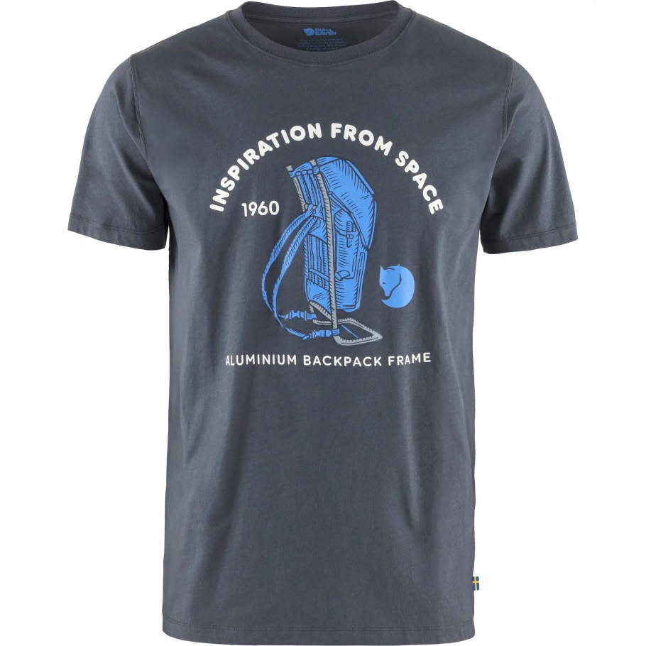 Espacio Camiseta Estampado M Fjällräven Moda Azul Marino