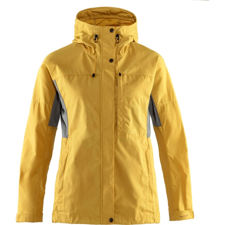 Chaqueta Kaipak W Fjällräven Fashion Ocre-super Gris