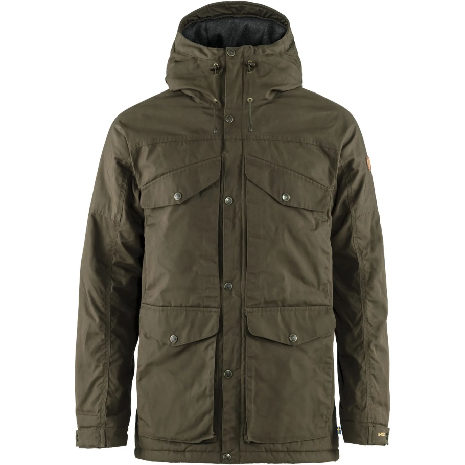 Vidda Pro Chaqueta Acolchada De Lana M Fjällräven Moda Oliva Oscuro