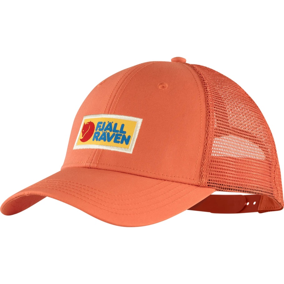 Gorra De Camionero Rojo Fjällräven De Moda Para Todos Los Días