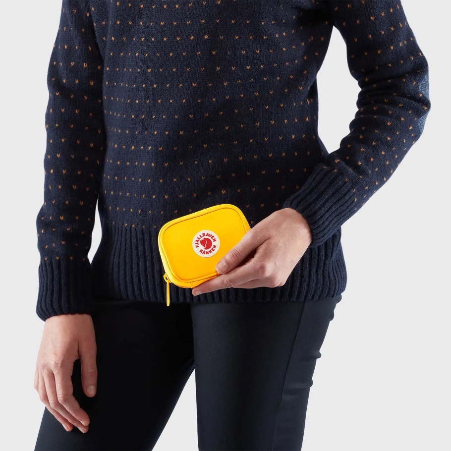 Kånken Card Wallet Fjällräven Moda Picante Naranja
