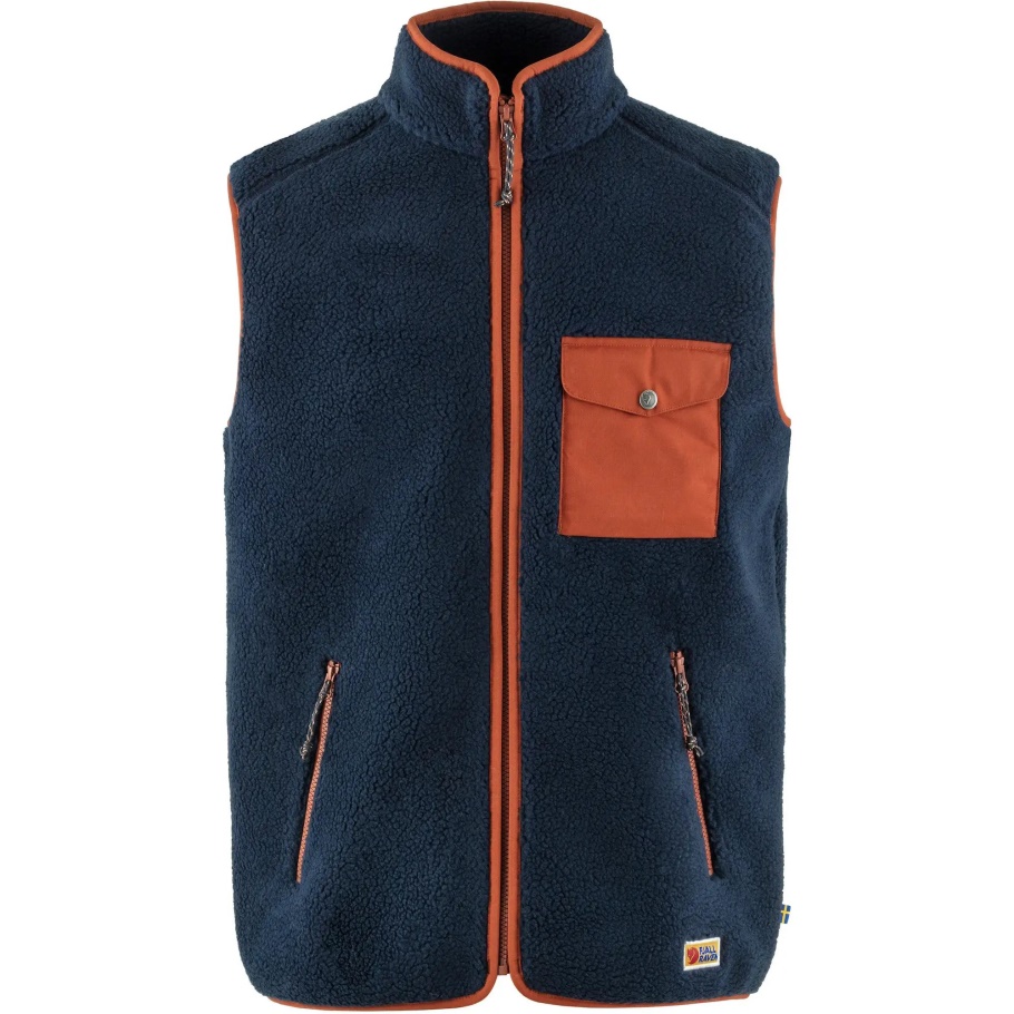 Chaleco Polar De Todos Los Días Con Diseño De Hoja De Otoño M Fjällräven Fashion