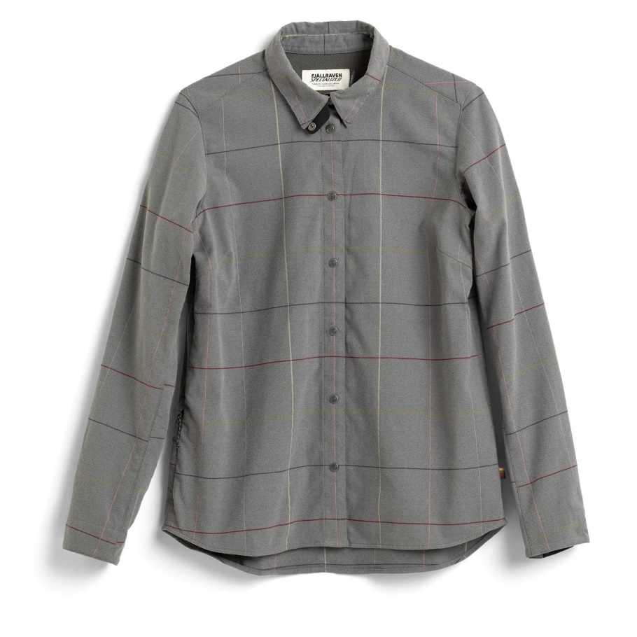 Camisa De Franela De Jinete Con Ventana De Bandera Gris S/f Ls W Fjällräven Fashion