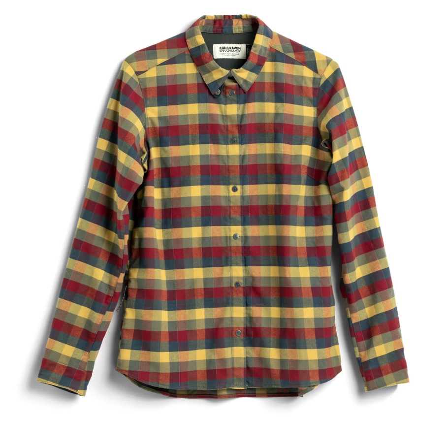 Flag Check Fjällräven Fashion S/f Camisa De Franela De Jinete Ls W