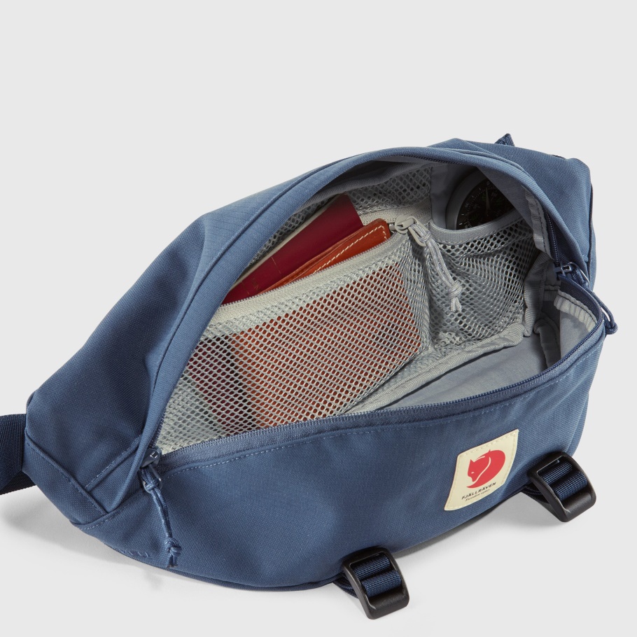 Fjällräven Moda Negro Ulvö Riñonera Grande