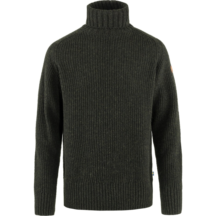 Fjällräven Fashion Övik Suéter Con Cuello Vuelto M Oliva Oscuro