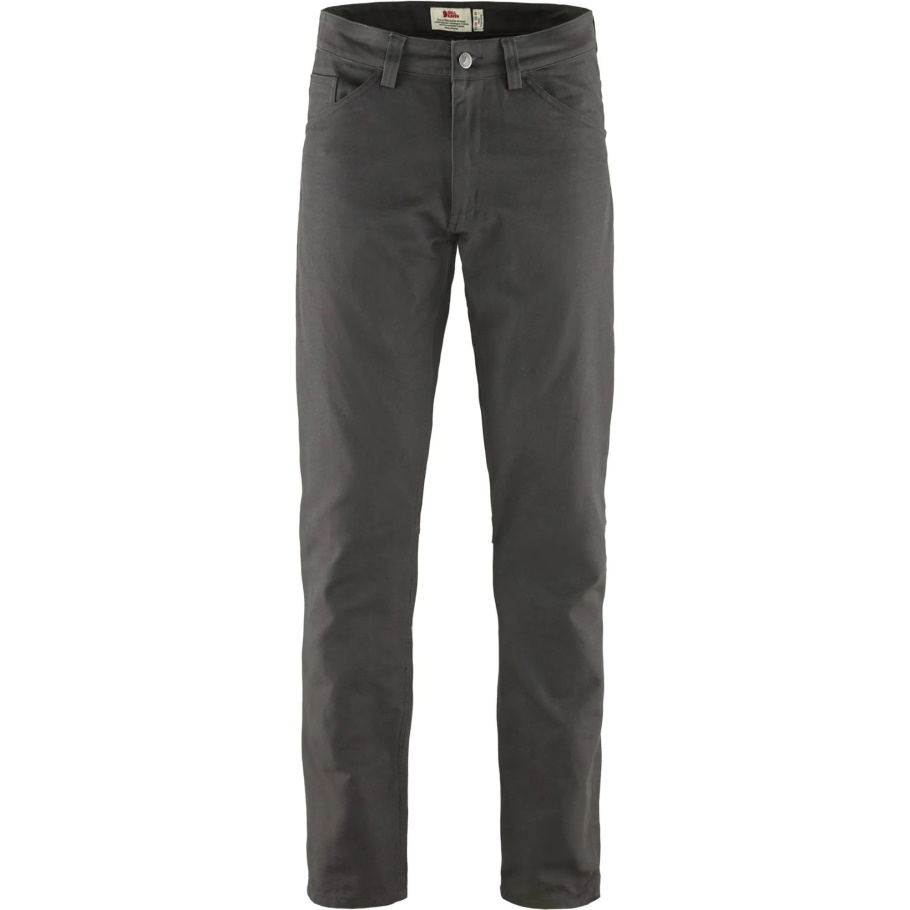 Fjällräven Fashion Greenland Canvas Jeans M Largo Gris Oscuro