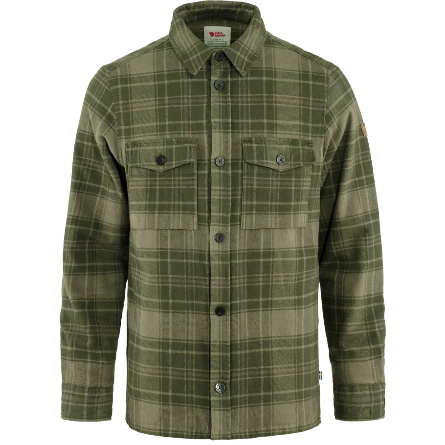 Camisa Acolchada Övik Lite M Deep Forest-laurel Green Fjällräven Fashion