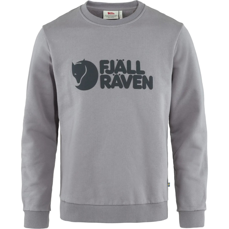 Pedernal Gris Logotipo Suéter M Fjällräven Moda