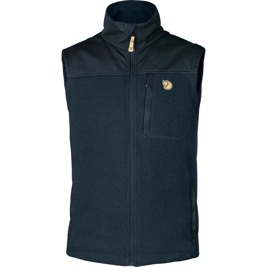Azul Marino Oscuro Fashion Fjällräven Fashion Buck Fleece Vest M