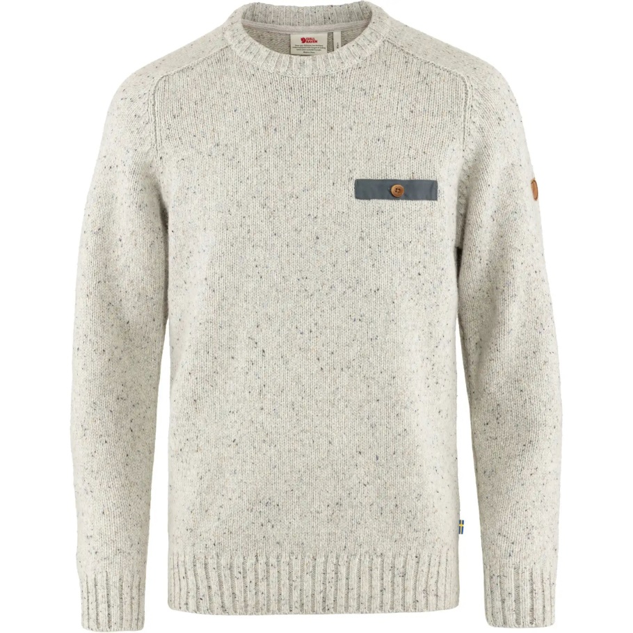 Fjällräven Fashion Lada Suéter De Cuello Redondo M Blanco Tiza