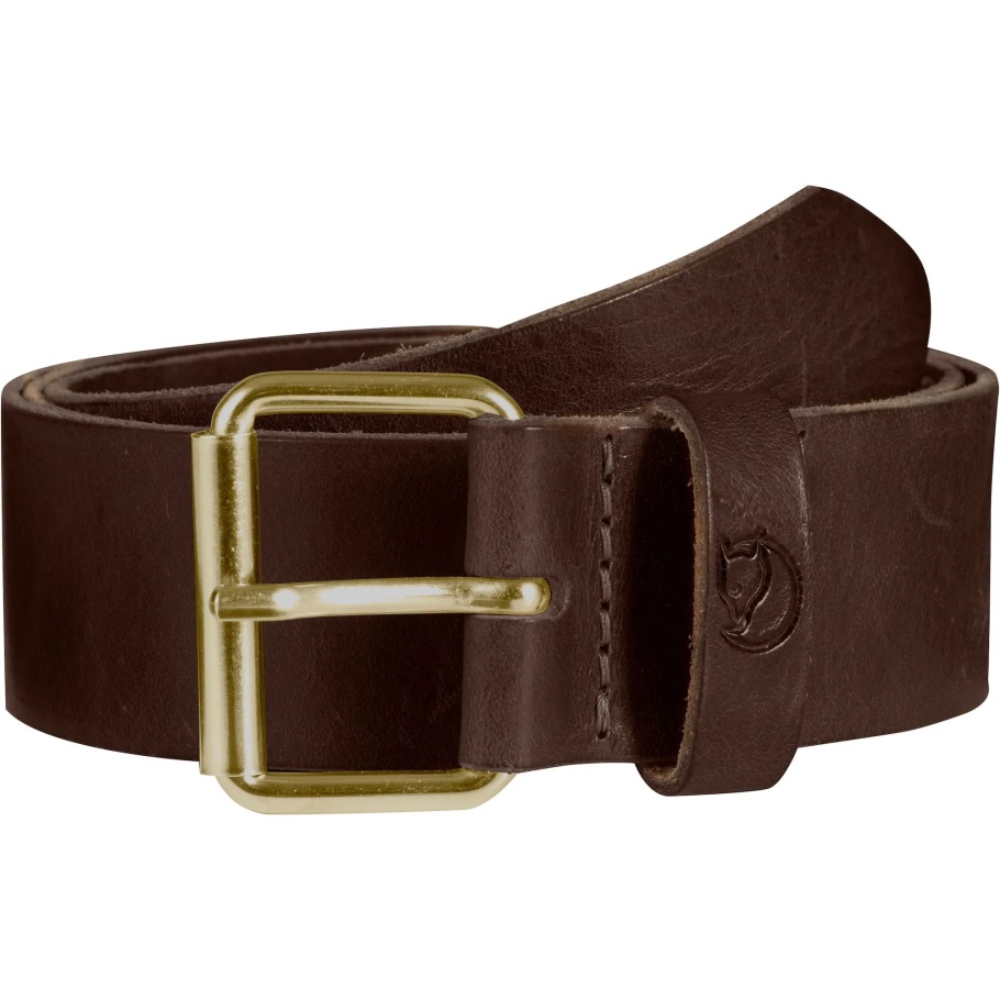 Cinturón Singi 4 Cm Cuero Marrón Fjällräven Moda
