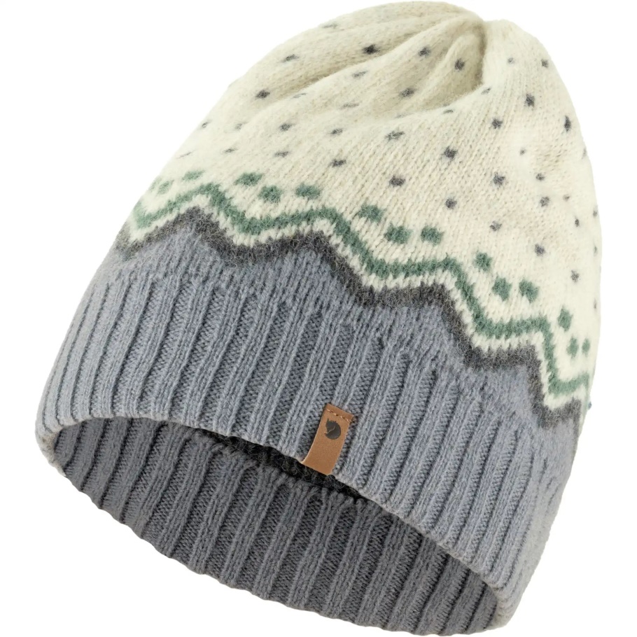 Gorro De Punto Övik Blanco Tiza Fjällräven Moda