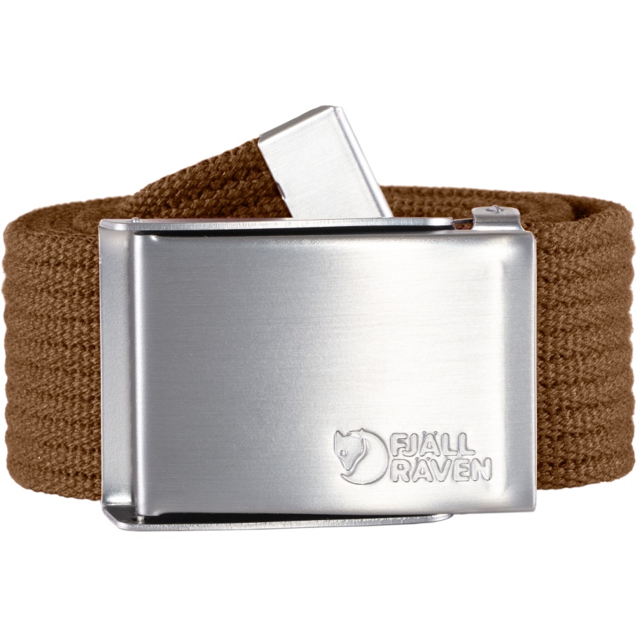 Fjällräven De Moda Cinturón De Lona Marrón De Madera De Moda