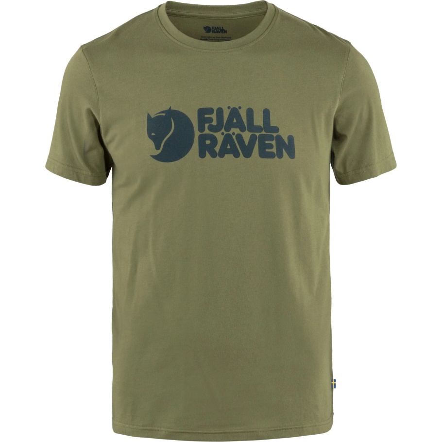 Camiseta Con Logo De Moda Fjällräven Verde Alcaparra W