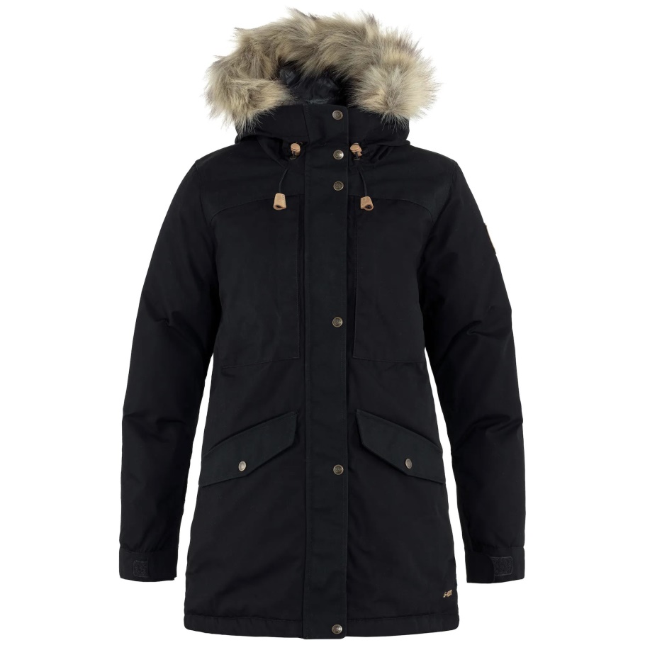 Chaqueta De Plumón Singi W Fjällräven Moda Negro