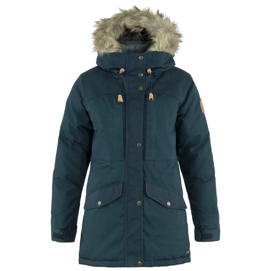 Azul Marino Oscuro Fjällräven Moda Singi Abajo Chaqueta W