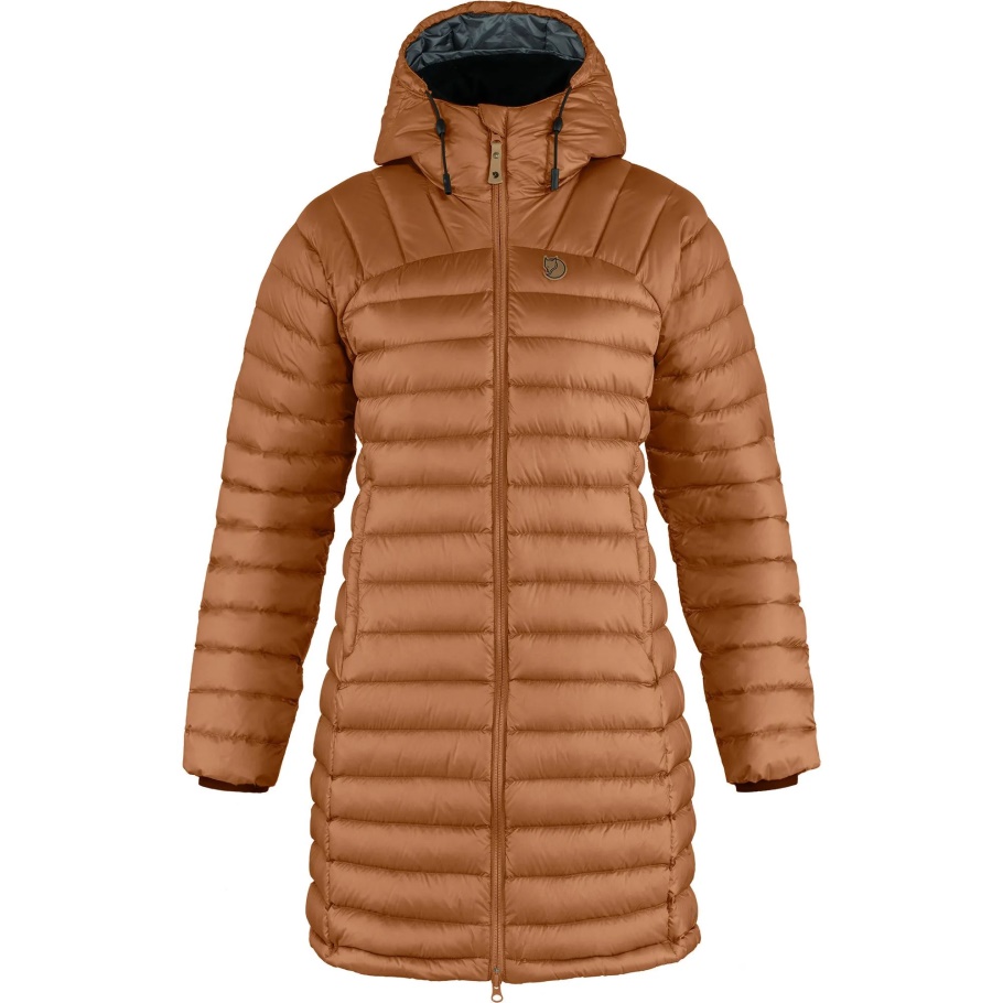 Parka Con Copos De Nieve Marrón Desierto Con Moda Fjällräven