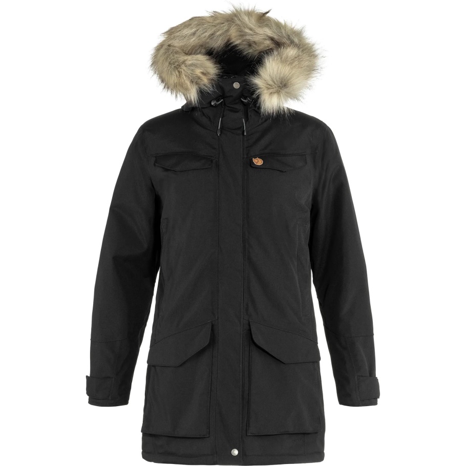 Fjällräven Moda Nuuk Parka W Negro