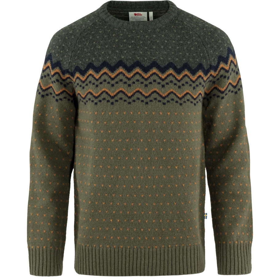 Laurel Green-deep Forest Övik Suéter De Punto M Fjällräven Moda