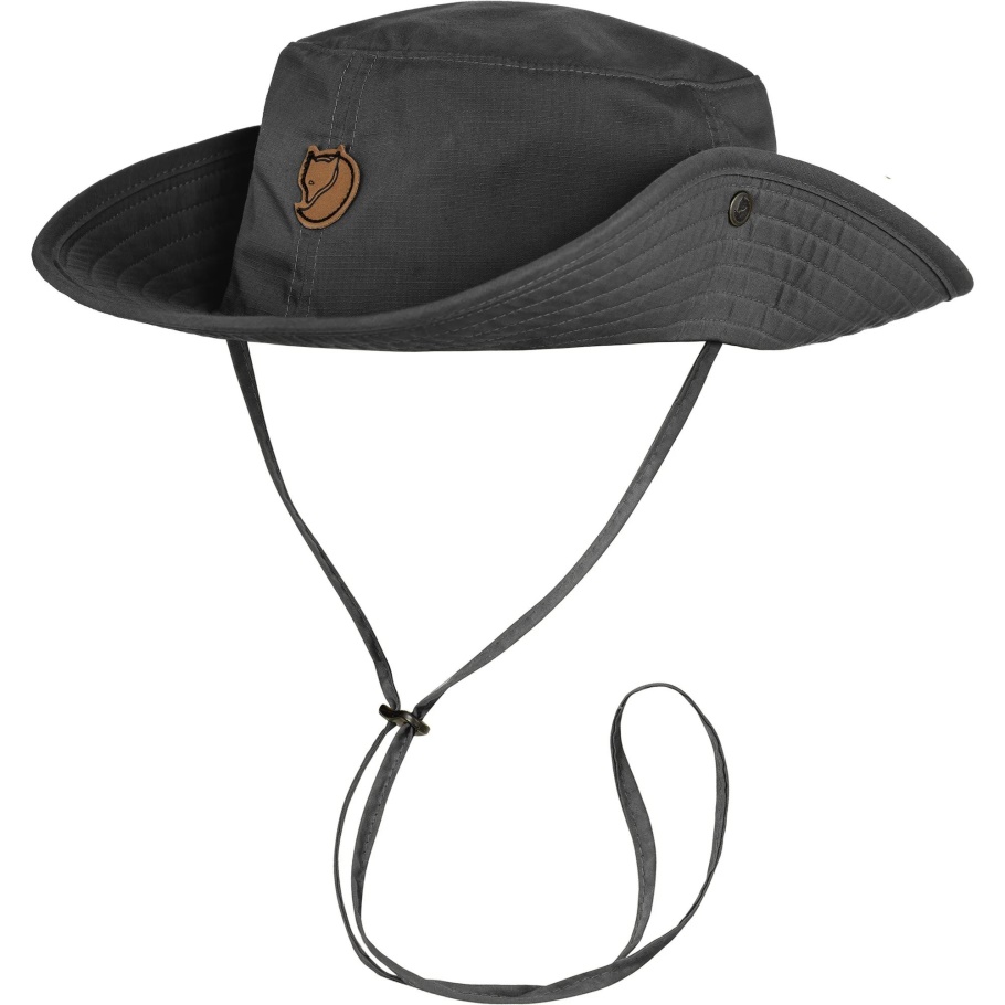 Abisko Verano Sombrero Fjällräven Moda Gris Oscuro