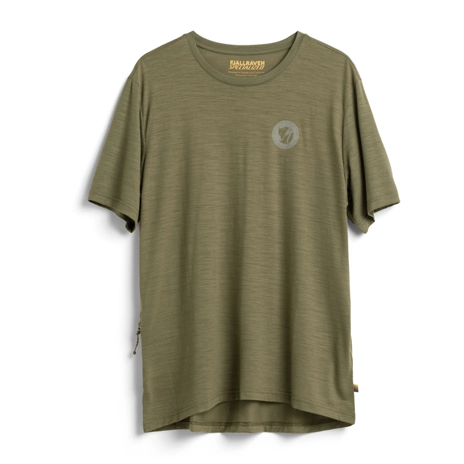 Verde Fjällräven Moda S/f Camiseta De Lana W