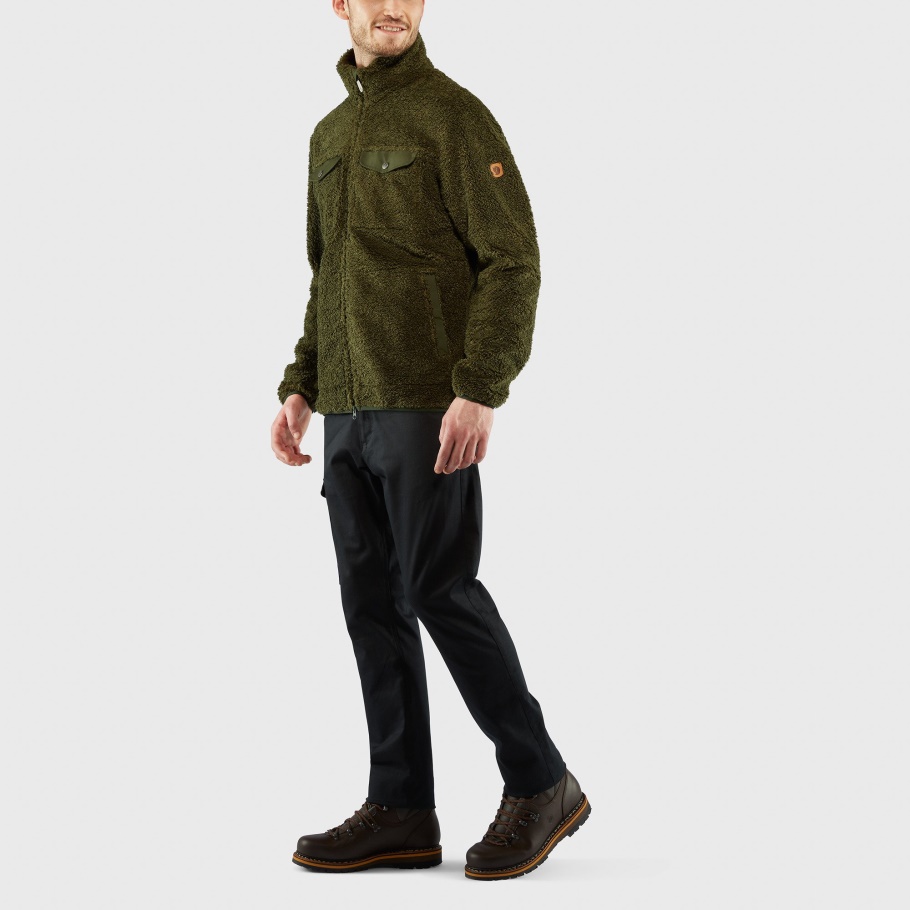 Fjällräven Fashion Greenland Pile Fleece M Gris Oscuro