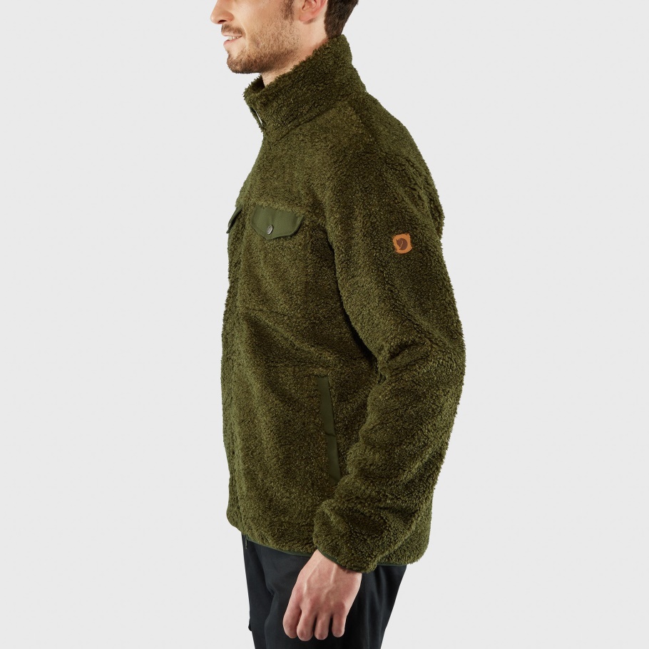 Fjällräven Fashion Greenland Pile Fleece M Gris Oscuro