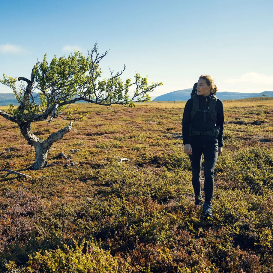 Abisko Trekking Tights W Fjällräven Fashion Gris Oscuro