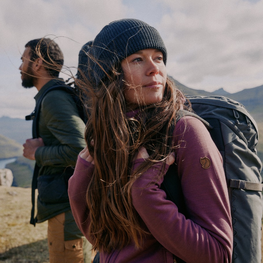 Fjällräven Fashion Keb Polar Sudadera Con Capucha W Azul Marino Oscuro