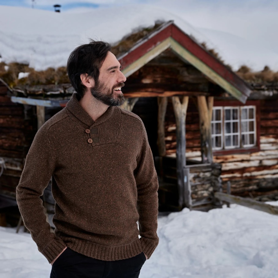 Lada Suéter M Fjällräven Moda Bogwood Marrón