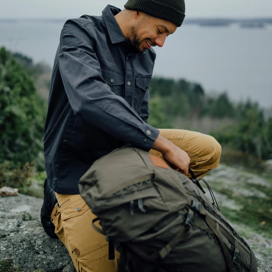 Vidda Pro Pantalones M Largo Fjällräven Moda Oscuro Azul Marino-negro