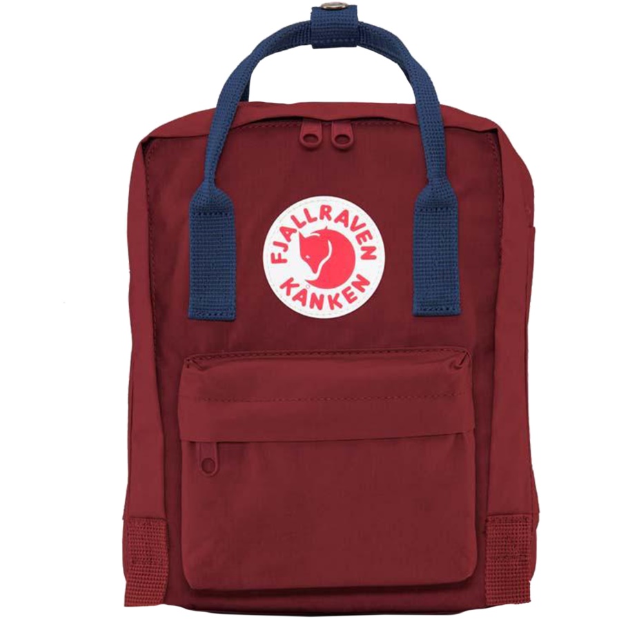 Kånken Mini Fjällräven Moda Buey Rojo-azul Real