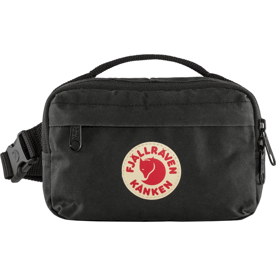 Kånken Hip Pack Negro Fjällräven Moda