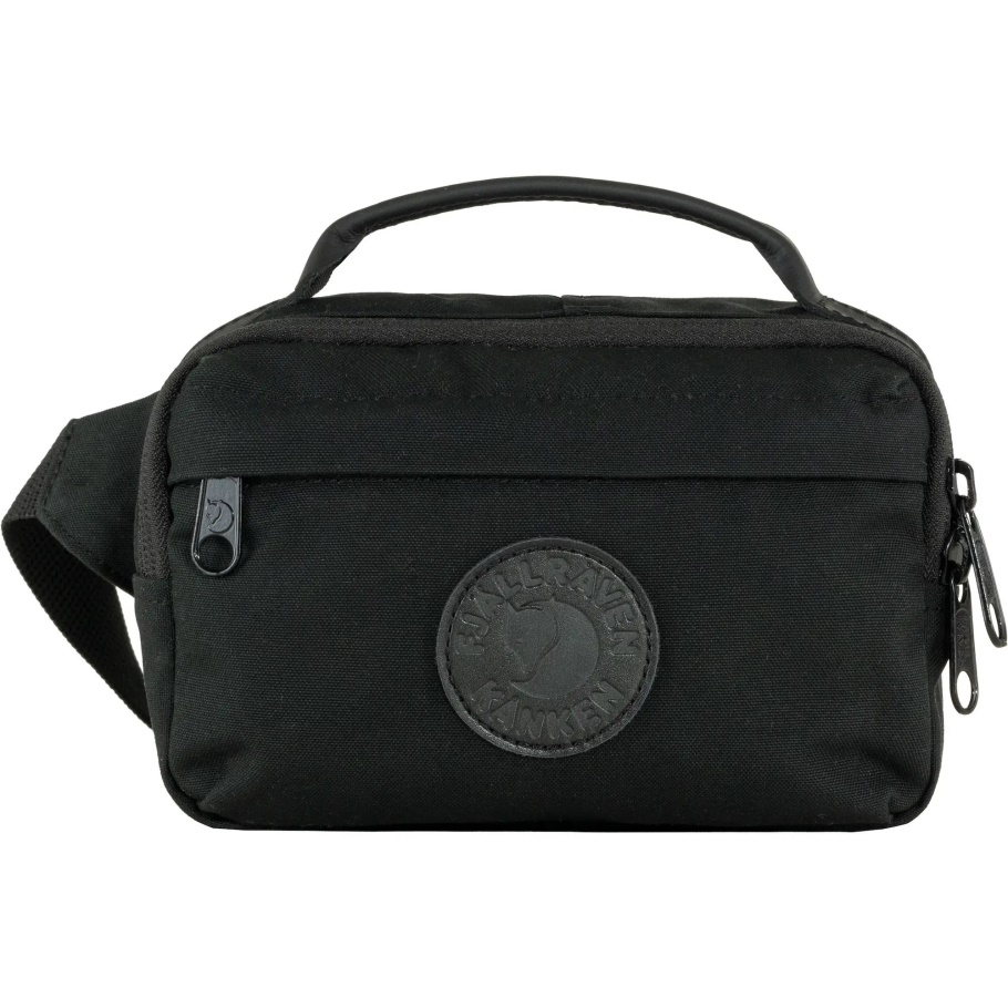 Kånken No. 2 Riñoneras Negras Moda Fjällräven Negra