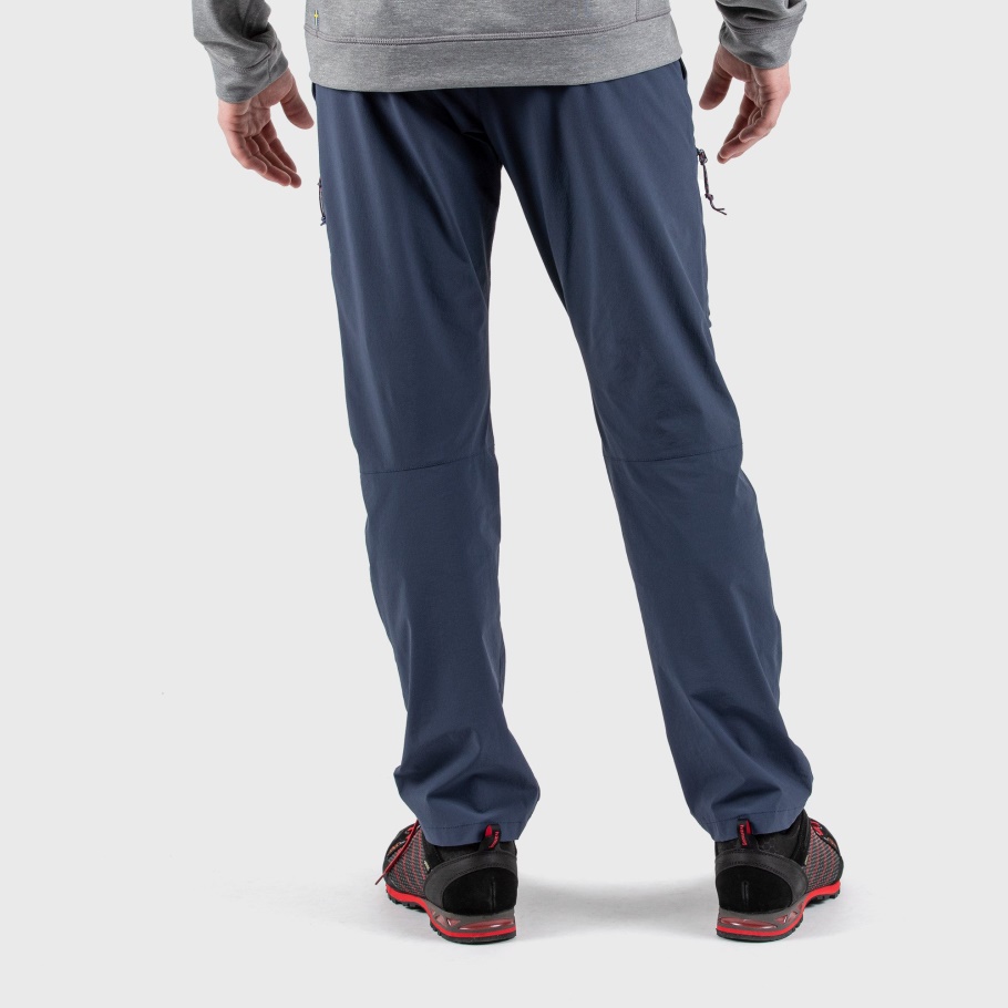 Azul Marino Fjällräven Moda Alta Costa Caminata Pantalones M Reg